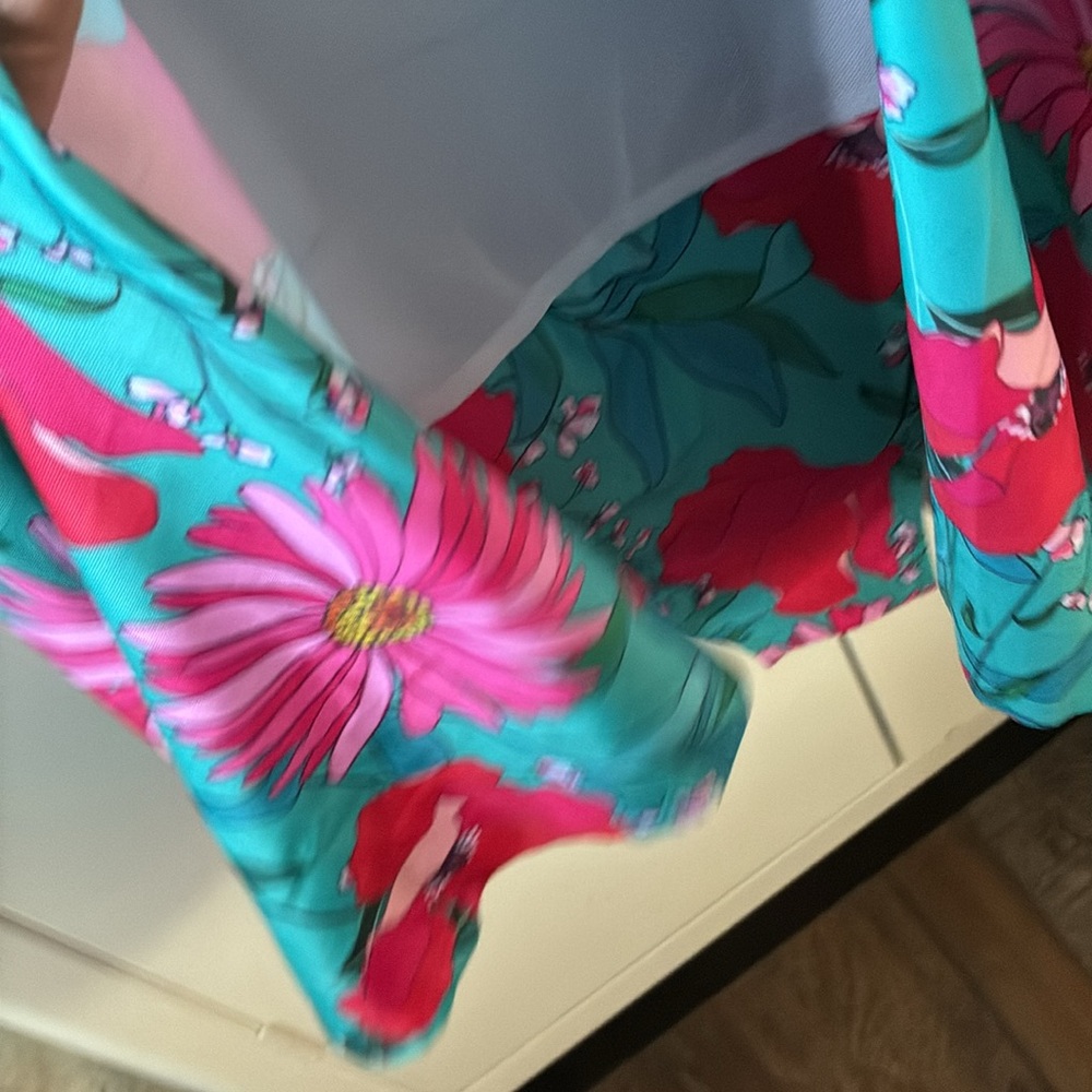 Nicole Miller sz M one piece swimsuit swim dress nwt - Picture 4 of 12